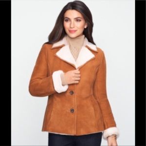 Never worn!TALBOT’s leather and shearing jacket.